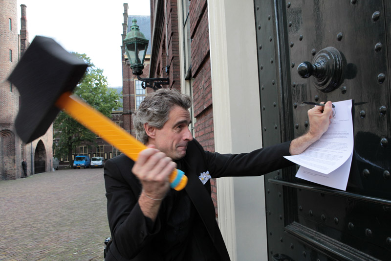 Joep Oomen VOC Protest in den Haag