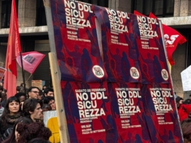 Italy Bologna Demonstration NO DDL