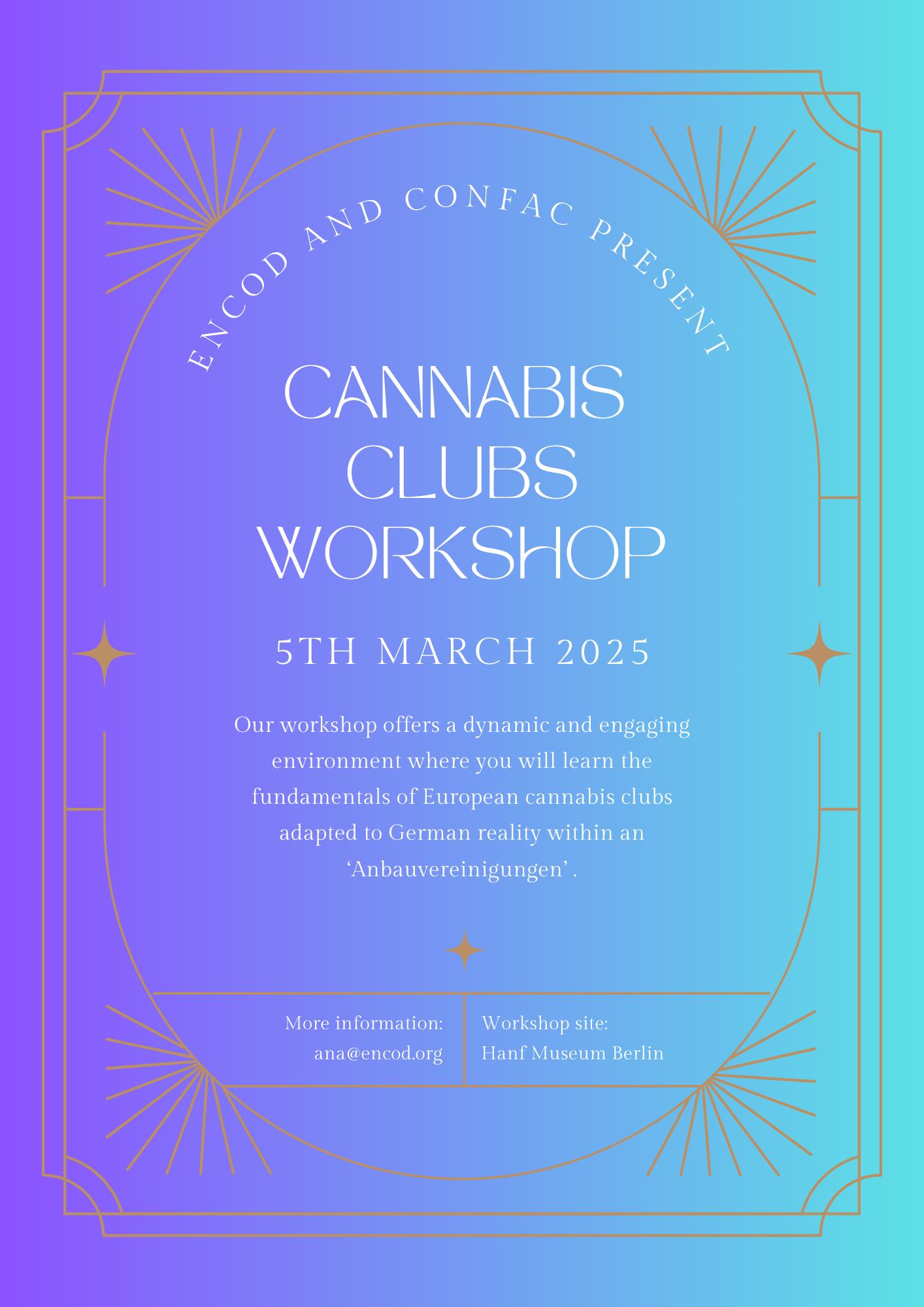 German Cannabis Clubs Workshop