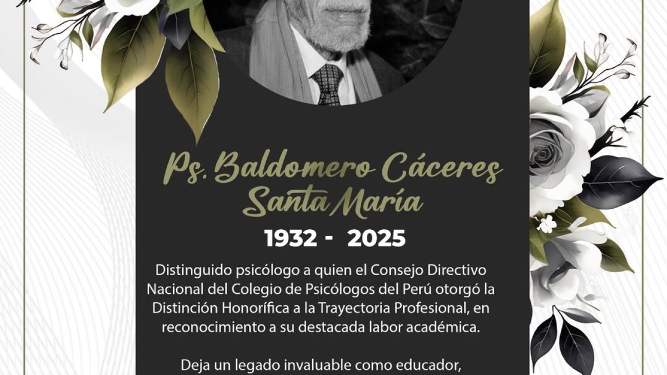 Baldomero Caceres Santa Maria 1932-2025