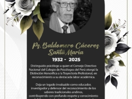 Baldomero Caceres Santa Maria 1932-2025